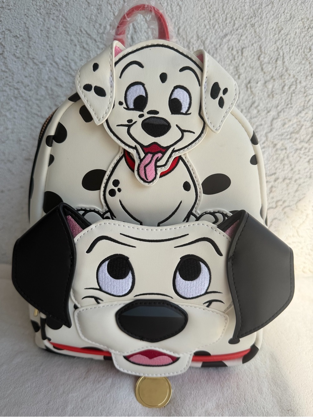 Dalmatian Puppy Dog Backpack - White